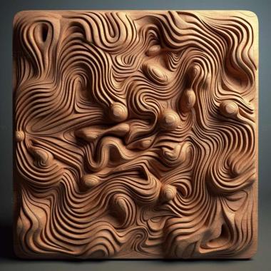 Patterns and decorations stl Geophaps 2 3d model